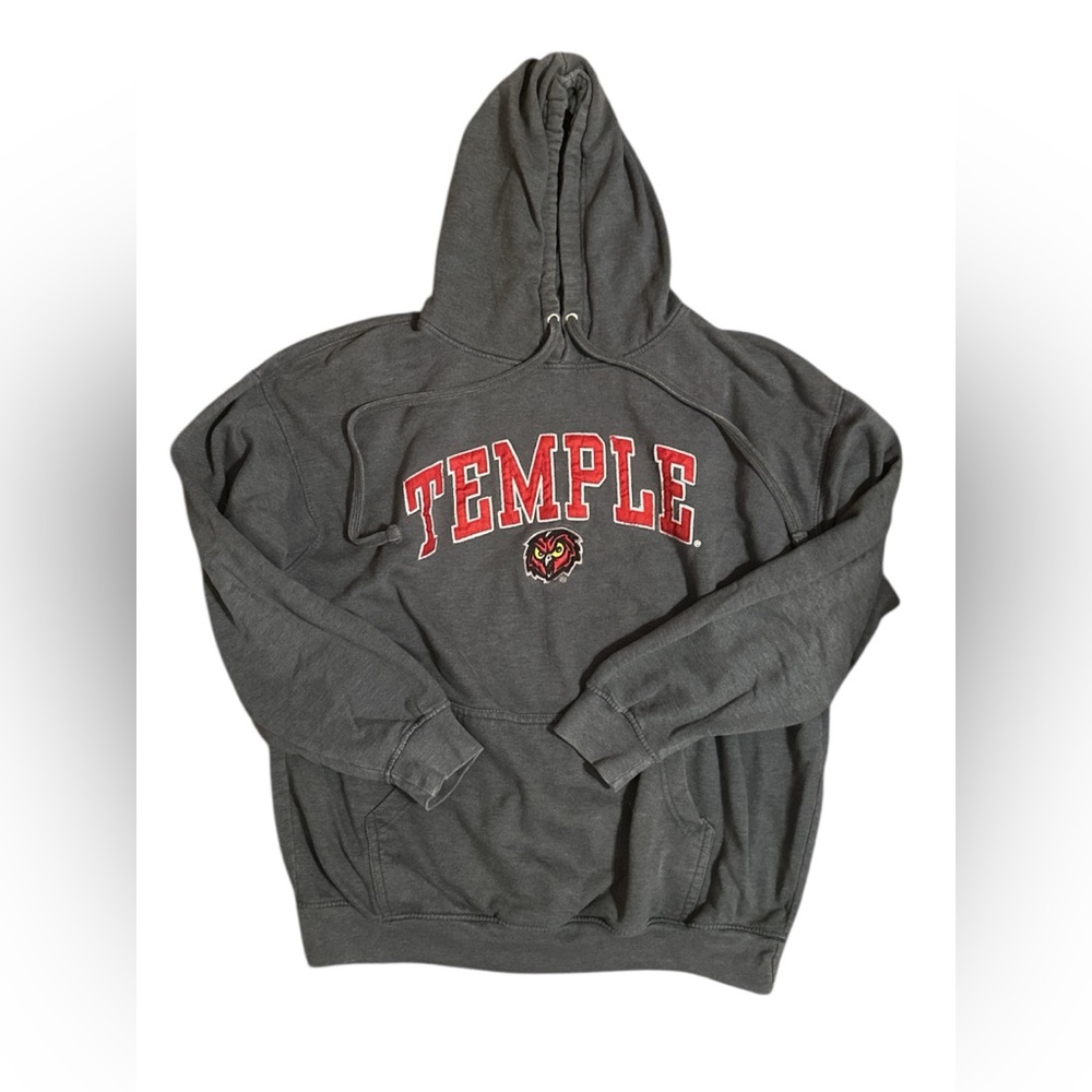 Old Varsity Brand Temple Gray Unisex Hoodie, No Size Tag
